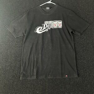 Vintage 90s PEN T-Shirt Short Sleeve Graphic Print Black Men's Size Large